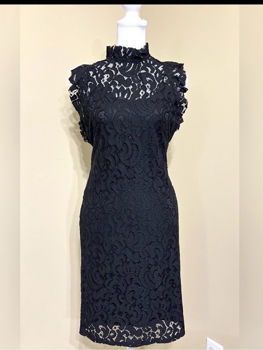 Like new Alexia Admor Cap Sleeve Lace Sheath Dress
